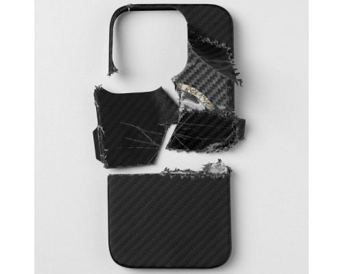 Чохол Proove Carbon Slim with Magnetic Ring iPhone 14 Pro full black 2003000318784