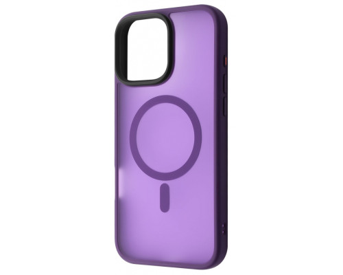 Чохол WAVE Matte Insane Case with Magnetic Ring iPhone 16 Pro deep purple