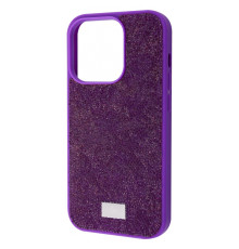 Чохол Bling World Rock Diamond (TPU) iPhone 14 Pro purple