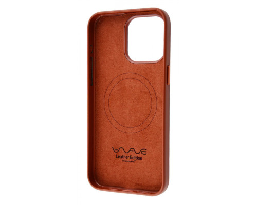 Чохол WAVE Premium Leather Edition Case with Magnetic Ring iPhone 15 Pro Max forest green 2001001446291