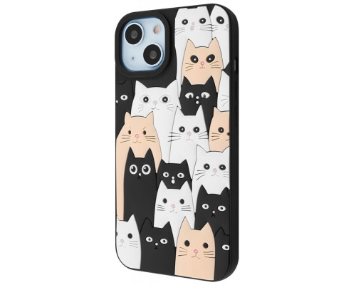 Чохол WAVE Doodle Case iPhone 15 cats 2003000252699