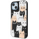 Чохол WAVE Doodle Case iPhone 15 cats 2003000252699