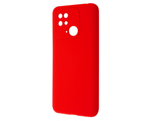 Чохол WAVE Full Silicone Cover Xiaomi Redmi 10C red