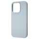 Чохол WAVE Full Silicone Cover iPhone 15 gray blue