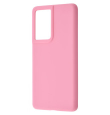 Чохол WAVE Full Silicone Cover Samsung Galaxy S21 Ultra (G998B) light pink