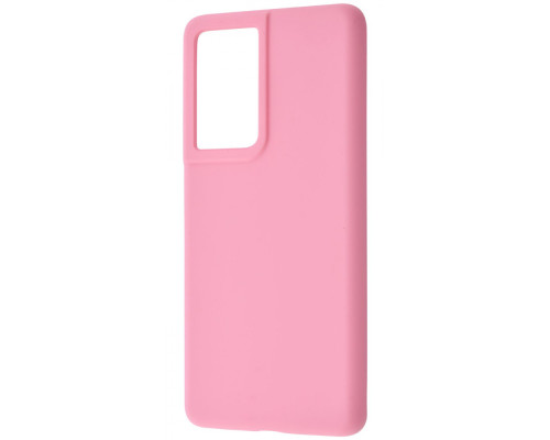 Чохол WAVE Full Silicone Cover Samsung Galaxy S21 Ultra (G998B) light pink