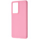 Чохол WAVE Full Silicone Cover Samsung Galaxy S21 Ultra (G998B) light pink