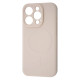 Чохол WAVE Colorful Case with Magnetic Ring (TPU) iPhone 15 beige