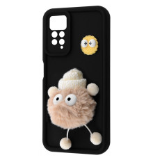 Чохол Pretty Things Case Xiaomi Redmi Note 11 Pro/Redmi Note 12 Pro 4G black/fluffy white