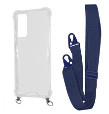 Чохол WAVE Clear Case with Strap Xiaomi Redmi Note 11 Pro/Redmi Note 12 Pro 4G midnight blue 2001001905774