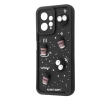 Чохол Pretty Things Case Xiaomi Redmi Note 12 4G black/coffee