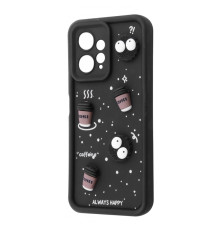 Чохол Pretty Things Case Xiaomi Redmi Note 12 4G black/coffee