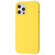 Чохол WAVE Full Silicone Cover iPhone 12 Pro Max yellow