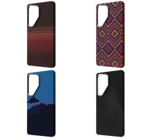 Чохол WAVE Gleam Case with Magnetic Ring Samsung Galaxy S26 Ultra blue stripes 2003000282337