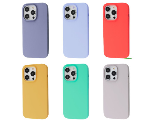 Чохол WAVE Full Silicone Cover iPhone 14 Pro capri blue