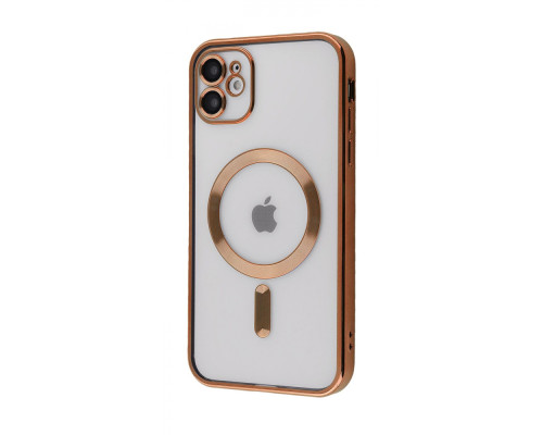 Чохол Metal Matte Case with Magnetic Ring iPhone 11 gold 2001001777715