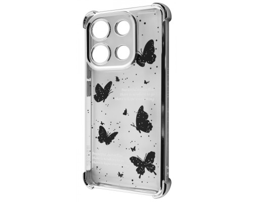 Чохол WAVE Winkie Xiaomi Redmi Note 13 4G silver/butterfly 2003000254471