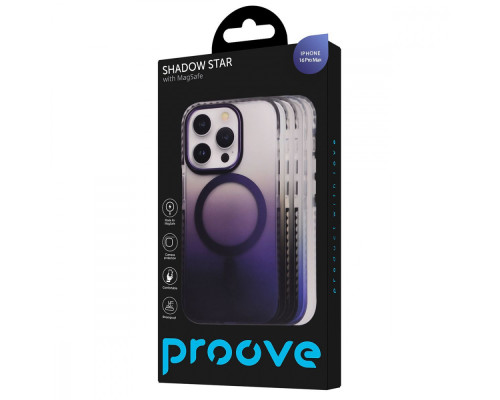 Чохол Proove Shadow Star Case with Magnetic Ring iPhone 16 Pro Max black 2003000167146 6901111622362