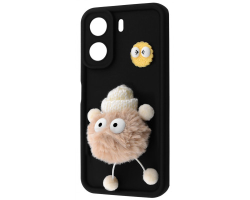 Чохол Pretty Things Case Xiaomi Redmi 13C 4G/Poco C65 black/fluffy white