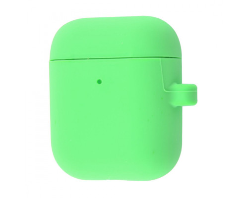 Чохол Silicone Case Slim with Carbine for AirPods 2 green
