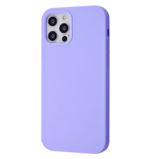 Чохол WAVE Full Silicone Cover iPhone 12/12 Pro light purple