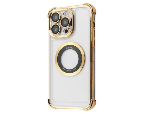 Чохол Glossy Case with Magnetic Ring iPhone 14 Pro Max gold