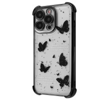 Чохол WAVE Winkie iPhone 14 Pro black/butterfly 2003000252125