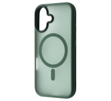 Чохол WAVE Matte Insane Case with Magnetic Ring iPhone 16 green