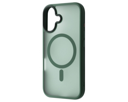 Чохол WAVE Matte Insane Case with Magnetic Ring iPhone 16 green