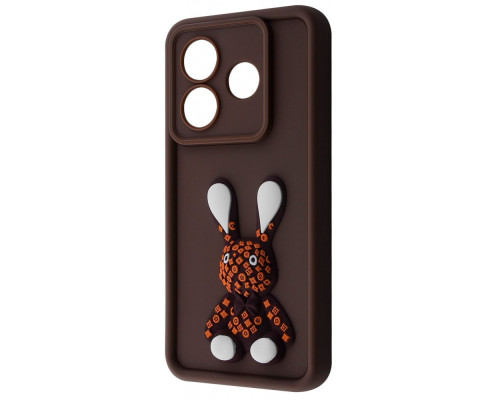 Чохол Pretty Things Case Xiaomi Redmi Note 14 5G brown/rabbit