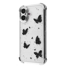 Чохол WAVE Winkie iPhone 16 silver/butterfly 2003000252354