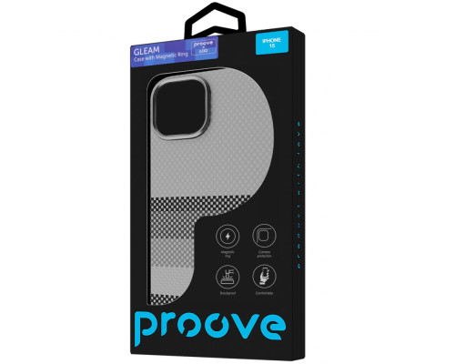 Чохол Proove Gleam Case with Magnetic Ring iPhone 15 obsidian 2003000269024
