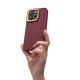 Чохол Kajsa Snake Pattern with Magnetic Ring iPhone 16 Pro light gray 2003000170962