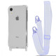 Чохол WAVE Clear Case with Strap iPhone Xr light purple 2001001941536