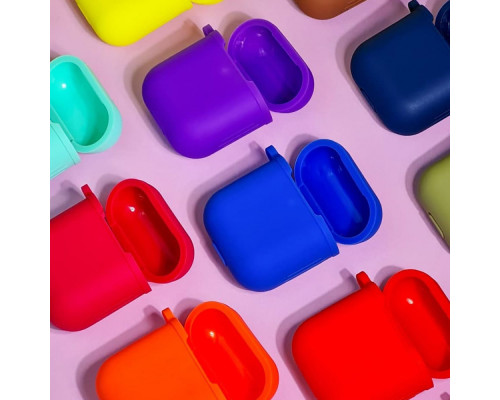 Чохол Silicone Shock-proof case for Airpods 1/2 orange