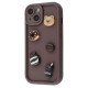 Чохол Pretty Things Case iPhone 15 brown/donut