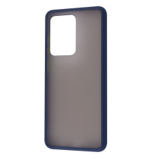 Чохол Matte Color Case (TPU) Samsung Galaxy S20 Ultra (G988B) dark blue