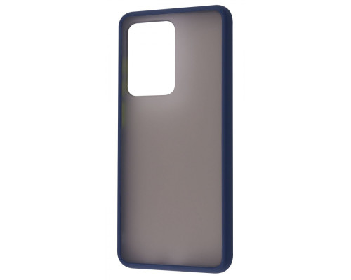 Чохол Matte Color Case (TPU) Samsung Galaxy S20 Ultra (G988B) dark blue