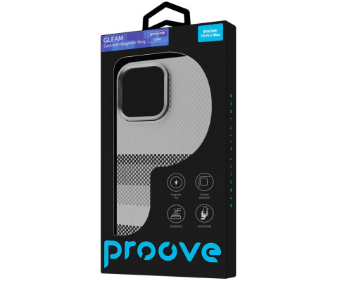 Чохол Proove Gleam Case with Magnetic Ring iPhone 15 Pro Max silver ocean 2003000318241