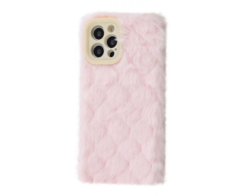Чохол Fluffy Love Case iPhone 12 Pro Max pink