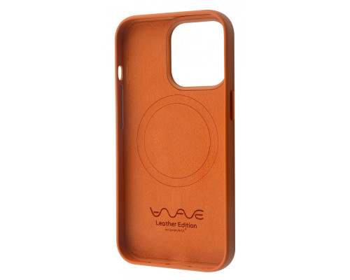 Чохол WAVE Premium Leather Edition Case with Magnetic Ring iPhone 13 Pro dark cherry 2001000817290