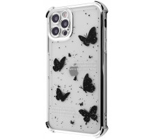 Чохол WAVE Winkie iPhone 12 Pro silver/butterfly 2003000251937