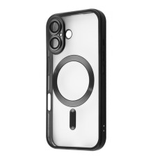 Чохол Metal Matte Case with Magnetic Ring iPhone 16 Plus black 2003000183740