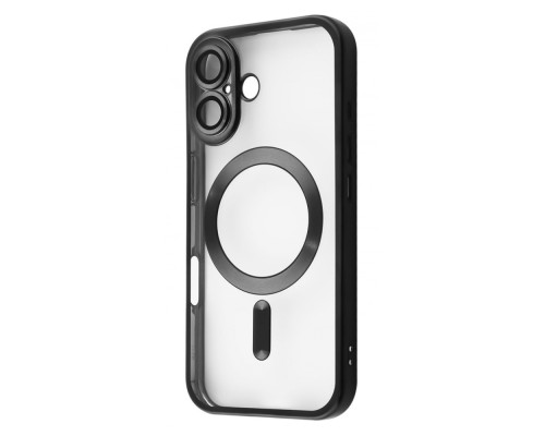 Чохол Metal Matte Case with Magnetic Ring iPhone 16 Plus black 2003000183740