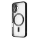 Чохол Metal Matte Case with Magnetic Ring iPhone 16 Plus black 2003000183740