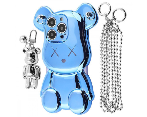Чохол Teddy Bear Case with Strap iPhone 13 Pro sierra blue 2001001958312