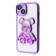 Чохол Shining Bear Case iPhone 14 dark purple