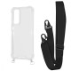 Чохол WAVE Clear Case with Strap Samsung Galaxy A25 black 2001001905316