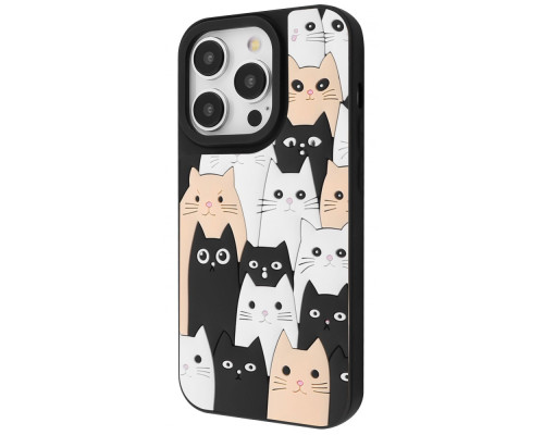Чохол WAVE Doodle Case iPhone 16 Pro cats 2003000252804