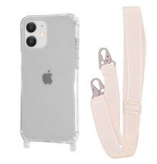 Чохол WAVE Clear Case with Strap iPhone 11 transparent
